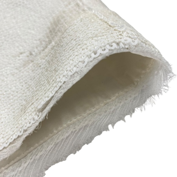 ZADIG & VOLTAIRE - Storm Sequin Short in White Size 34 - Picture 4 of 7